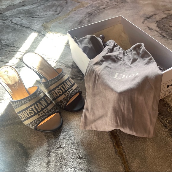 Dior Heels with Embroidered Cot - Picture 2 of 2